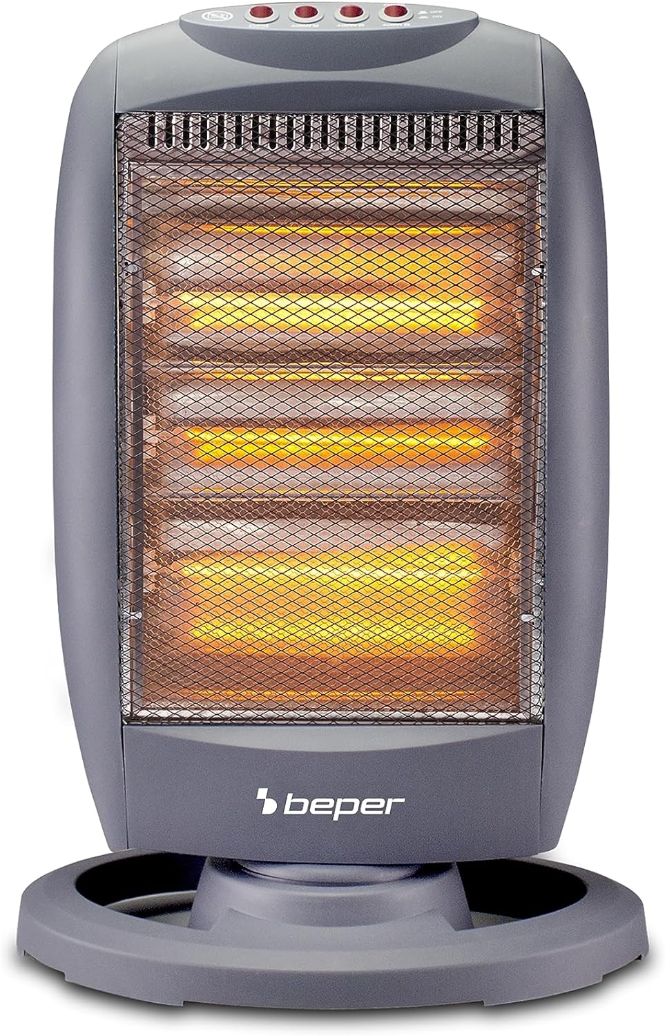 BEPER P203PAN010 Oszillierender Halogenkocher, 1200 W
