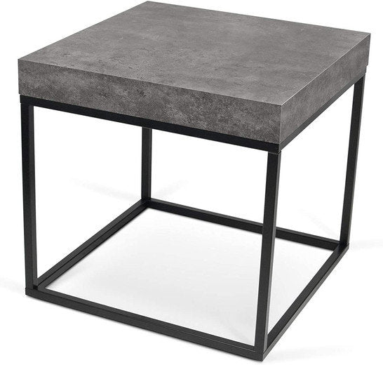 Kaffeetisch/Kaffeetisch/Beistelltisch, 55 x 55 x 53 cm, Schwarz