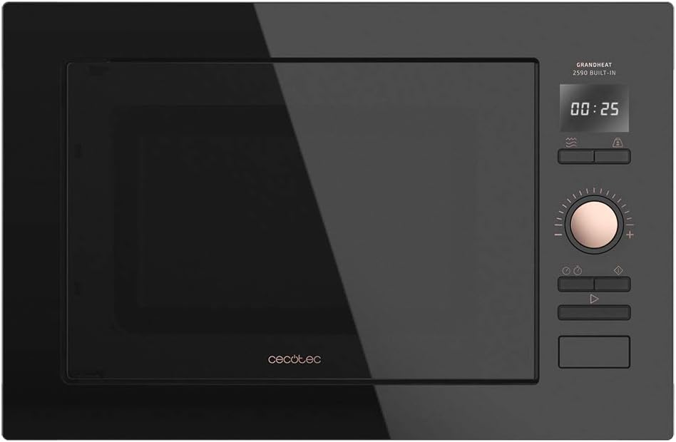 Cecotec Einbau-Mikrowelle mit Digital- und Touch-Bedienung