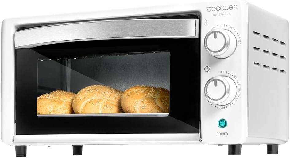 Cecotec Tischbackofen Bake&Toast 1090 White, 10 l