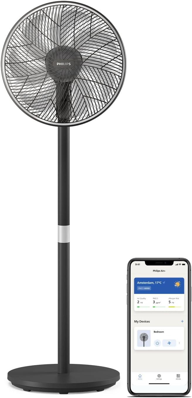 Philips Smart Standventilator Serie 3000. Starke & extrem leise SilentWings