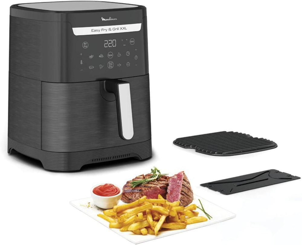 Moulinex Easy Fry & Grill XXL Ölfreie Fritteuse + Grill