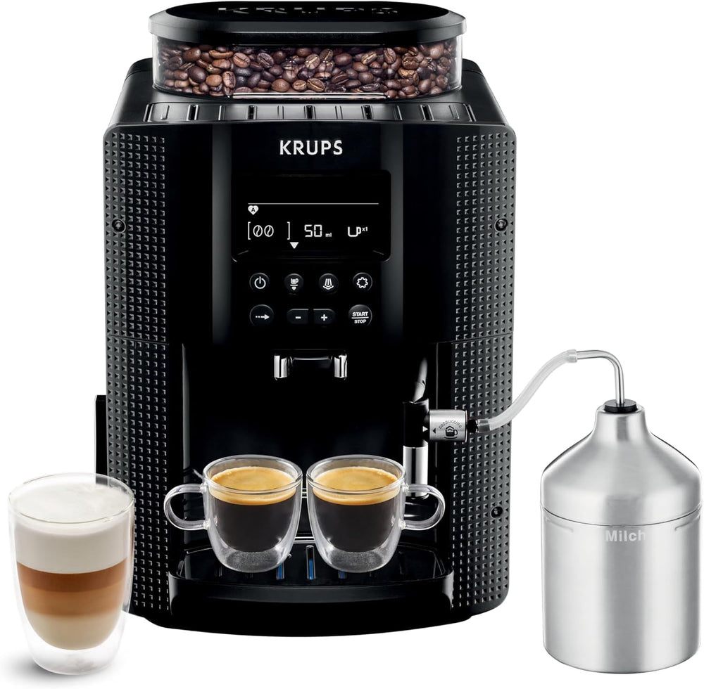 Krups Essential Kaffeevollautomat mit Milchschlauch