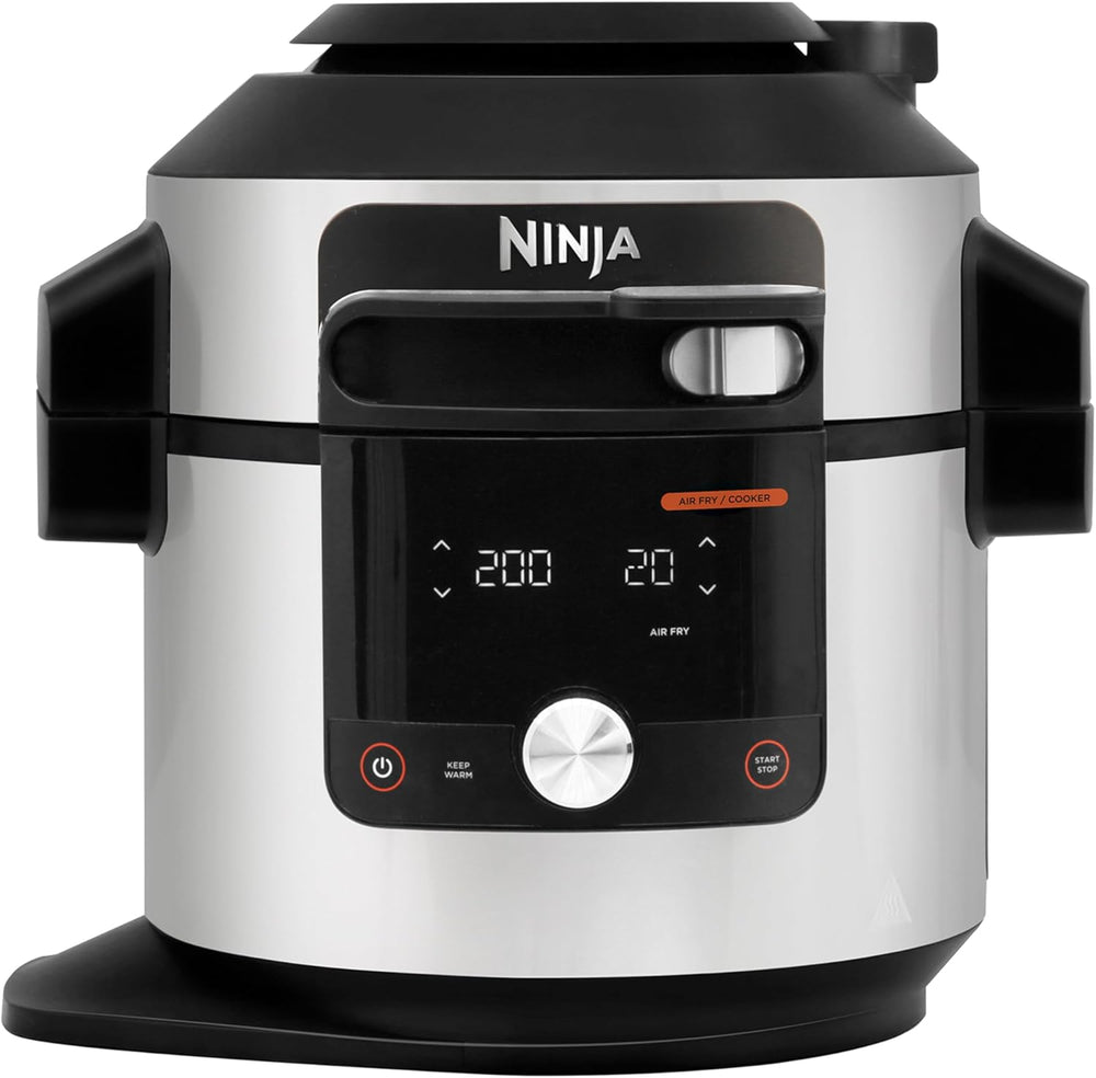 Ninja Foodi MAX Multikocher mit SmartLid-Deckel und digitalem Thermometer, 14 Funktionen