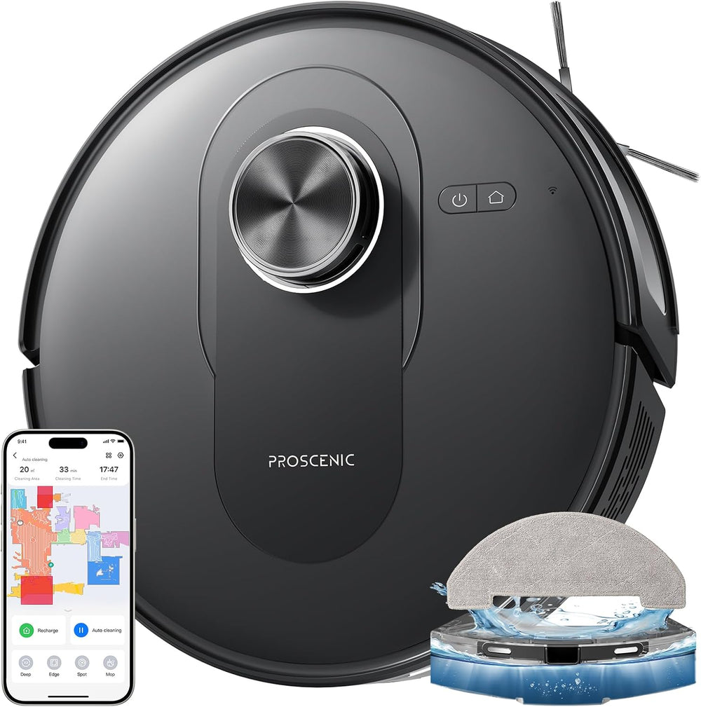 Proscenic Q8 Roboterstaubsauger (nur Staubsauger, kein Wischen, Garantie nur auf Saugfunktion)