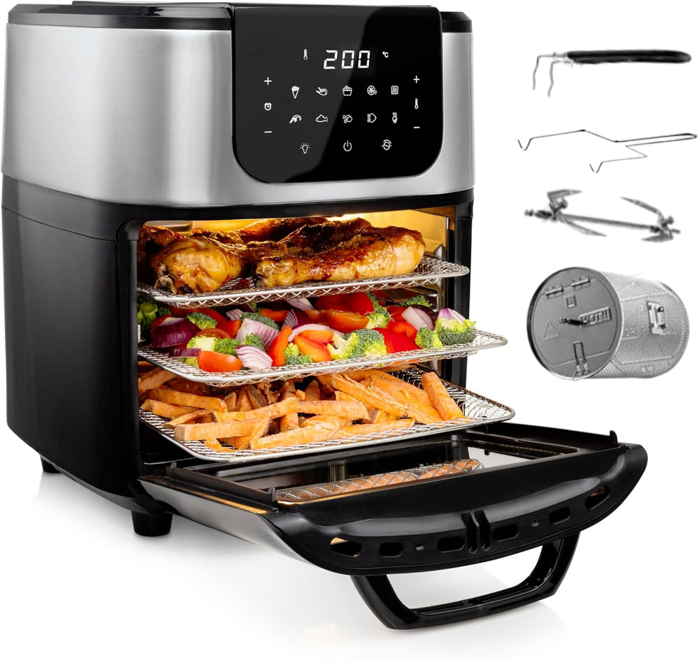 Kitchen Academy Topfset Antihaft mit Glasdeckel Topfset Induktion Edelstahl
