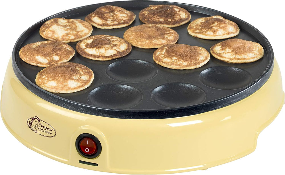 Bestron Poffertjes-Maschine im Retro-Design