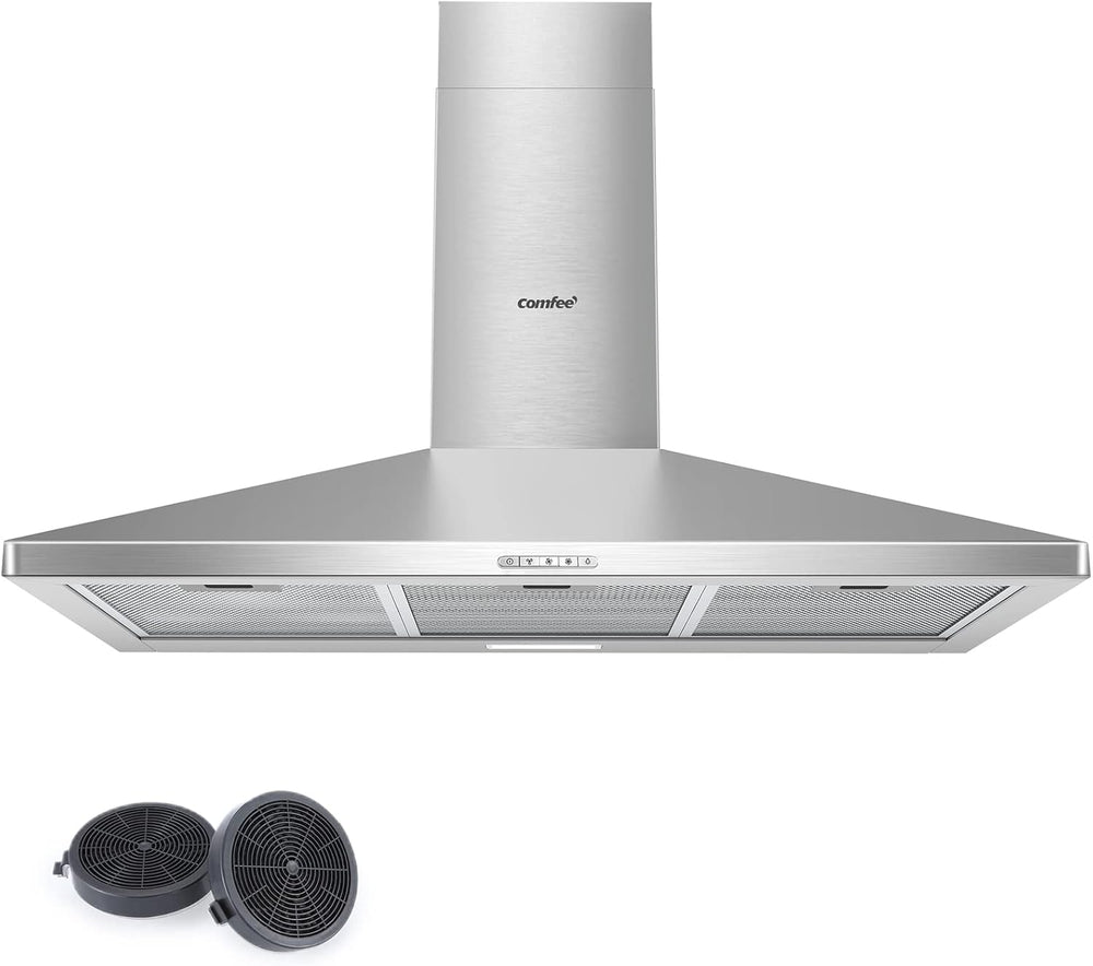 COMFEE' 90cm Edelstahl-Dunstabzugshaube