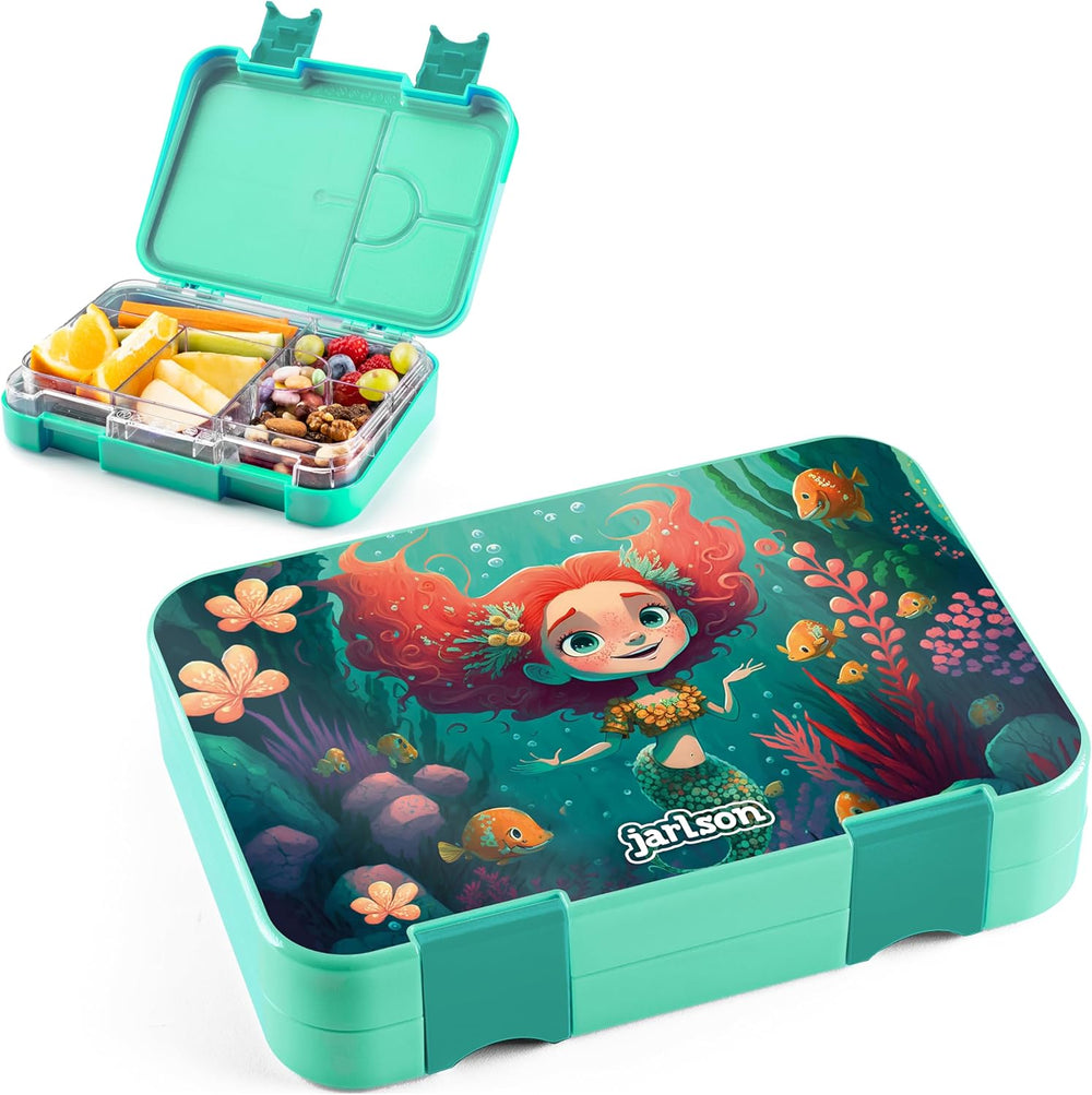 Jarlson® Kids Lunch Box - Bento Box con 6 scomparti